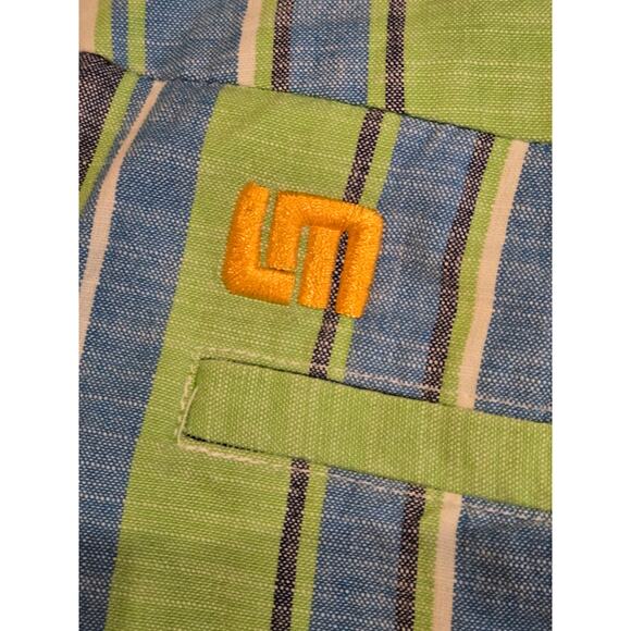 Women's LOUDMOUTH Golf Shorts Skort, Green and Blue Plaid, SZ 6 - Picture 4 of 7